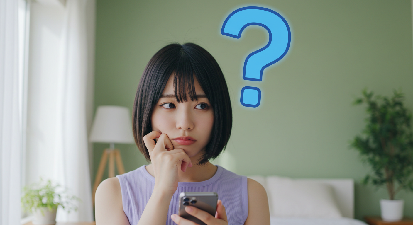 疑問のある女性