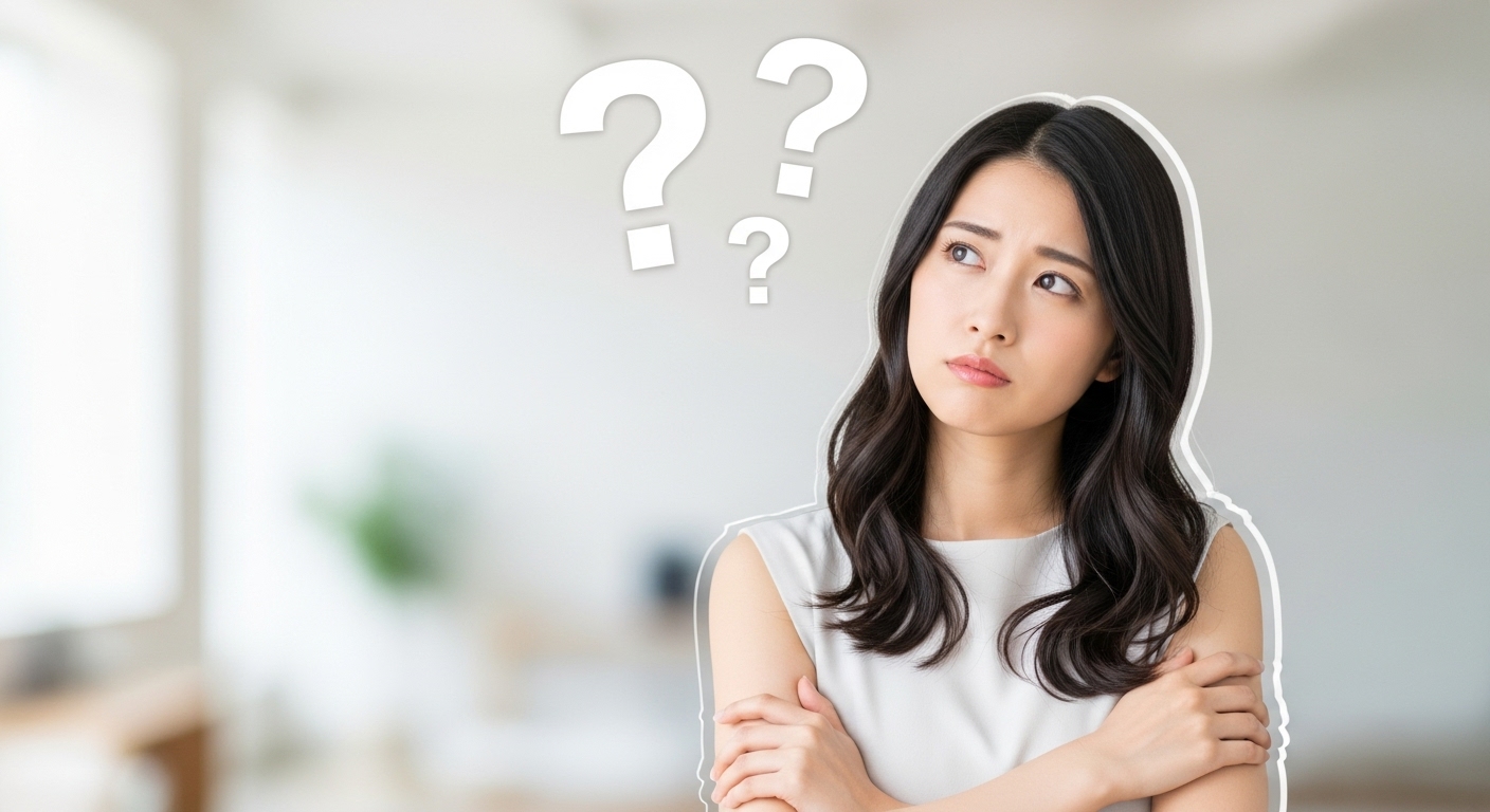 疑問のある女性
